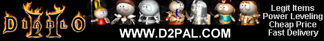 D2PAL.COM - Diablo 2 Items Shop Banner
