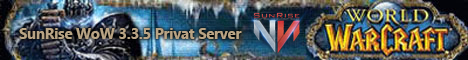 SunRise WoW 3.3.5 Privat Server Banner