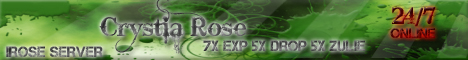 Crystia Rose Online Banner